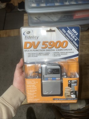 Fidelity DV 5900 Multi-Function Digital Camcorder - MP3 and MPEG-4 - New in Box