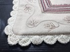 Arhaus Nordic Collection Embroidered sham pillow cover cream Wool Blend 27x17 — photo 3