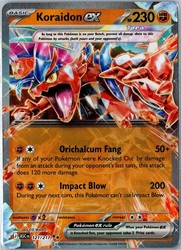 Koraidon ex 121/217 Ascended Heroes Double Rare Holo