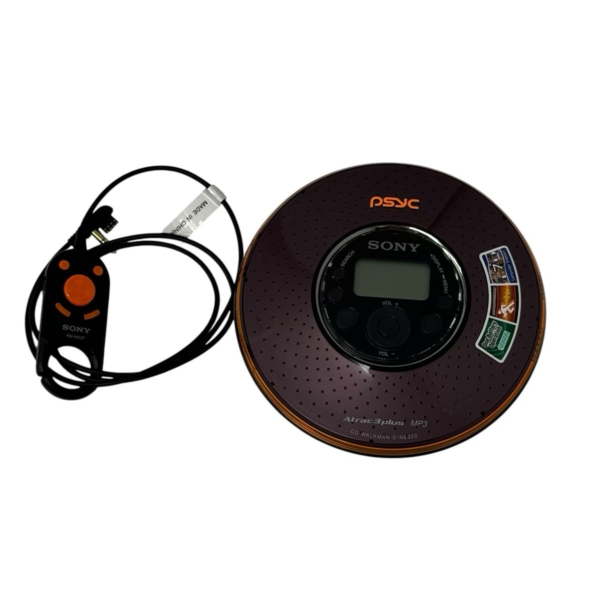 Sony PSYC MP3 ATRAC Portable CD Player CD Walkman Purple D-NE320