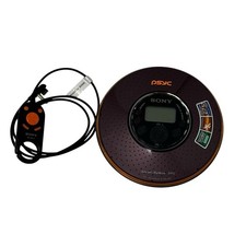 Sony PSYC MP3 ATRAC Portable CD Player CD Walkman Purple D-NE320 Vintage Tested
