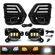 For Chevrolet Colorado 2023-2025 Led Drl Daytime Running White Fog Light W Wire