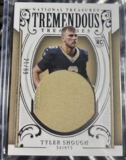 2025 Panini National Treasures Tremendous Treasures Tyler Shough Saints RC MEM …