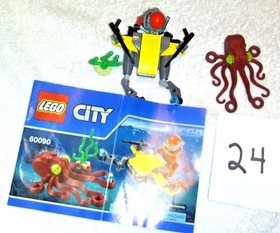 Lego City #60090 Octopus with Diver #24 Deep Sea Fun for Kids @ Christmas