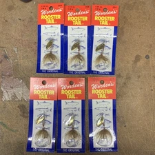 6PC Worden's Yakima Bait 1/24oz Roostee Tail Brown Scale Gold Blade