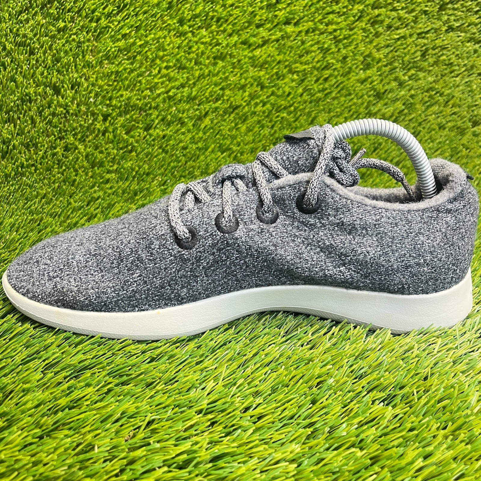 SAOLA Scarpe da corsa sportive Allbirds lana runner grigio naturale da uomo taglia 10 sneakers