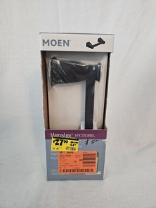 NEW MOEN Hensley Pivoting Double Post Toilet Paper Holder Matte Black