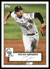Nolan Arenado 2021 Topps #T52-35 Rockies MLB READ FREE SHIPPING AutographDen