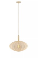 HäNgelampe Beige Wohnzimmer KüChe Esstisch Ø50 Cm E27 Modern Pendelleuchte Rund
