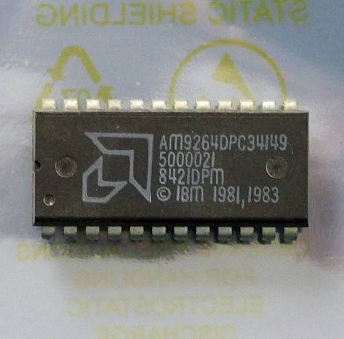 IBM PC 5150 cassette BASIC C1.10 U30 ROM 5000021 AMD AM9264DPC34149 24 pin DIP