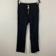 Vuori Halo Essential Wide Leg Flare Pants Womens M Black Dreamknit VW425