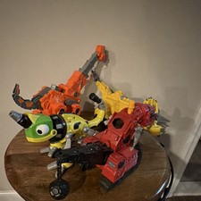 VTech Switch  Go Dinos Lot of 4 Robotic Dinosaur Toys - Multi Color