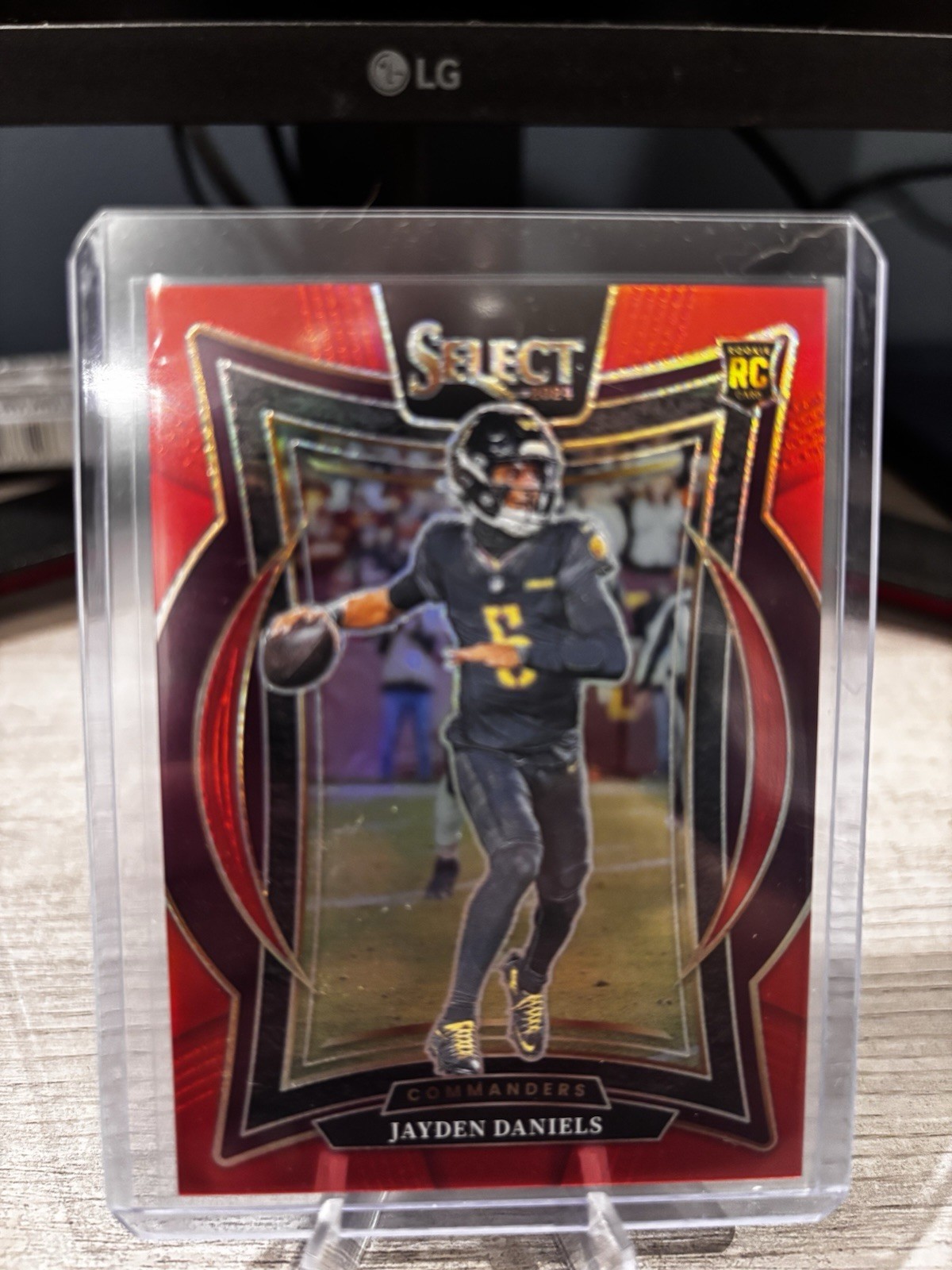 2024 Panini Select Jayden Daniels Concourse Level Rookie Red /99 COLOR MATCH!