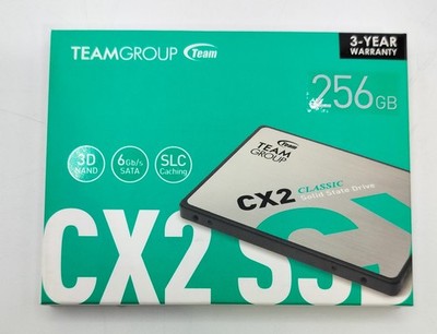 Team Group 256GB CX2 2.5'' SATA III 3D NAND Internal Solid State Drive (SSD)