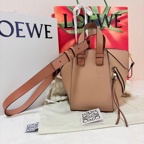 Loewe Hammock Bag Small Soft Grain Sand