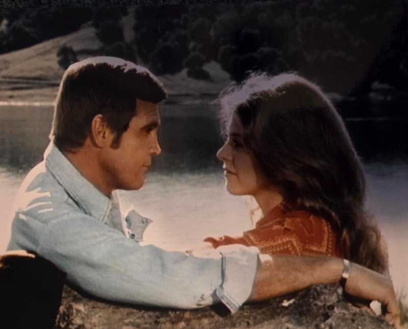 Lindsay Wagner Lee Majors Vintage 8x10 Color Photo The Bionic Woman