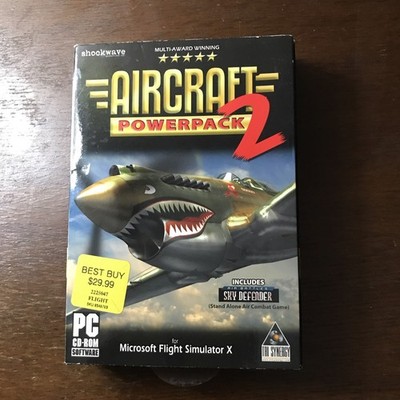 Aircraft PowerPack 2 (PC, CD-ROM Complete In Box For Microsoft Flight Simulation