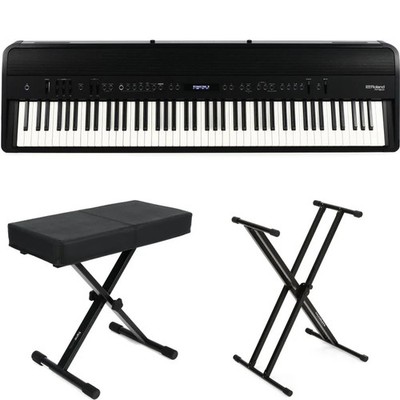 Roland FP-90X Digital Piano Essentials Bundle - Black