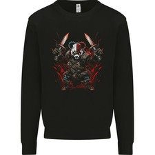 Sudadera Jumper Panda Guerrero Oso MMA SCI-FI Samurai Para Niños