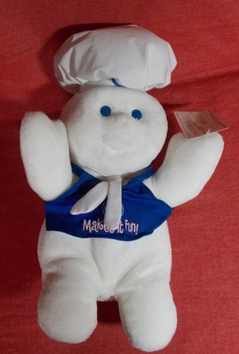 Dakin Pillsbury Giggling Doughboy w/ Apron - Copyright 1998  - Approx. 15''