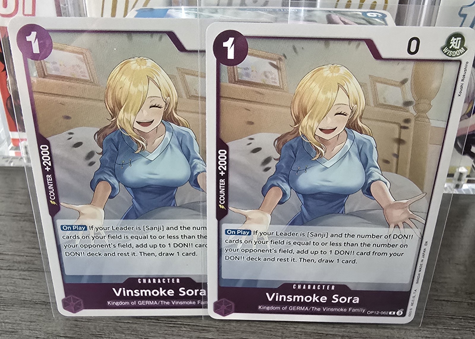 Vinsmoke Sora OP12-062 Legacy of the Master Foil ENG