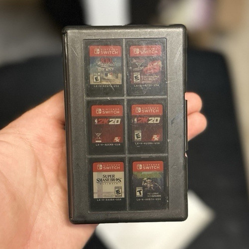 Nintendo Switch Game Lot - 11 Cartridges in Storage Case