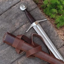 Hand Forged Carbon Steel Viking Sword Sharp / Battle Ready Medieval Sword