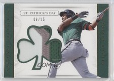 2016 National Treasures St Patrick's Day Jerseys Prime 8/25 Hector Olivera 0b2