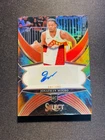 2024-25 Panini Select Patch Auto RPA Jonathan Mogbo 4/25 Tie-Dye Prizm RC XV44