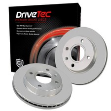 2x DriveTec DM3901C Brake Discs Rear Fits BMW 1 Series 2 Series 3 Series