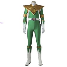 White Ranger Cosplay Jumpsuit Power Rangers Halloween Shoes Excluded Play Outfit