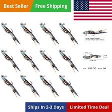 Silverside Minnow Crappie Jig 12pcs