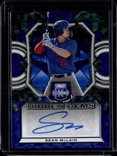2023 Panini Elite Extra Edition #HG-SML Sean McLain Hidden Gems Blue Signatures