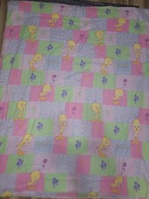 70"X84" RARE Vintage Y2k Looney Tunes Full/Twin Comforter 2000s Tweety Bird