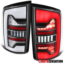 Fits 2002-2006 Dodge Ram 1500 2500 3500 Black Full Led Tail Lights Lamps 02-06