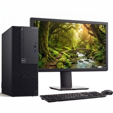Dell OptiPlex 3060 MT PC Intel i7-8700 32GB DDR4 RAM 1TB SSD 24'' LED Win11 Pro