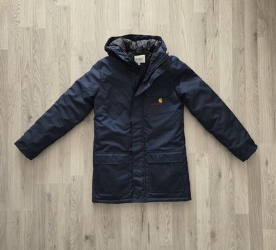 Carhartt WIP W' Hooded Squad Parka   Gr. XS   Dunkelblau | NEUWERTIG