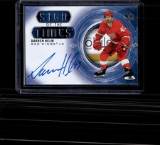 2020-21 SP Authentic #SOTT-HE Darren Helm Sign of the Times