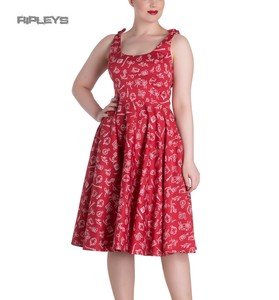 red 50s dress