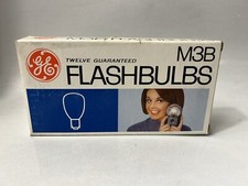 NEW OLD STOCK 12 GE GENERAL ELECTRIC M3B BLUE FLASHBULBS