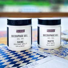 ReDesign with Prima Decoupage Gel | Matte or Shine | 230 ml | Decoupage Tissue