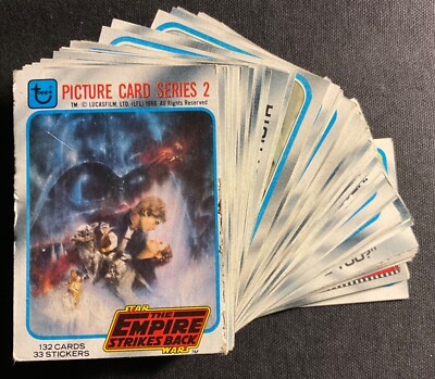 Star Wars Empire Strikes Back 1980 Series 2 Topps Trading Cards - Singles