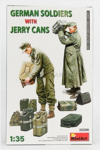 MINIART 35286 FIGURES - GERMAN SOLDIERS WITH JERRY CANS 1945 - 1/35