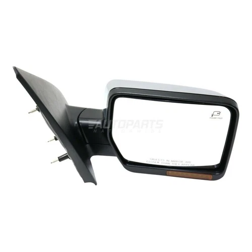 New Right Passenger RH Side Power Mirror Heated Chrome Fits 2007-2008 Ford F-150
