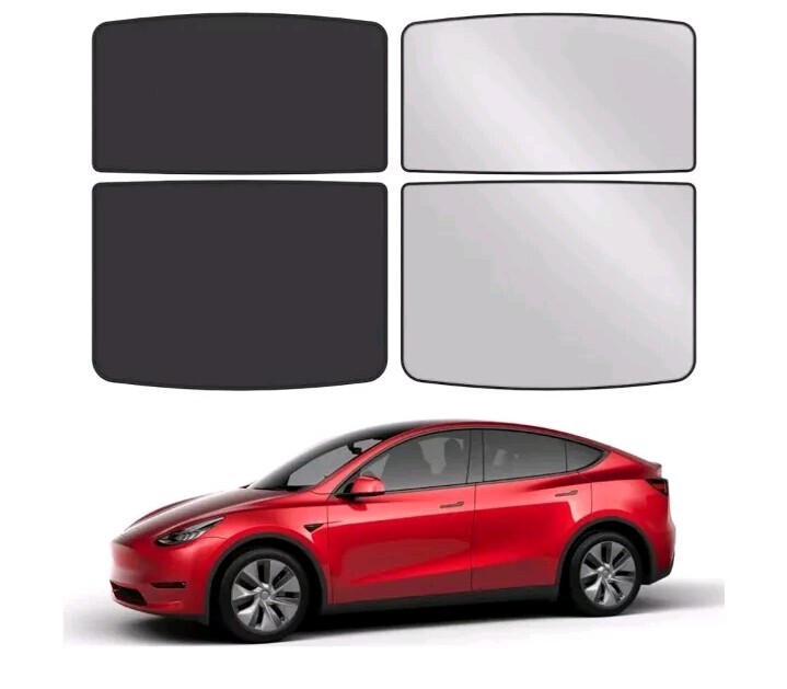 Tesla Model Y Sun Shade Roof Tesla Model Y Accessories Fit 2023-20 Model Y Roof-image