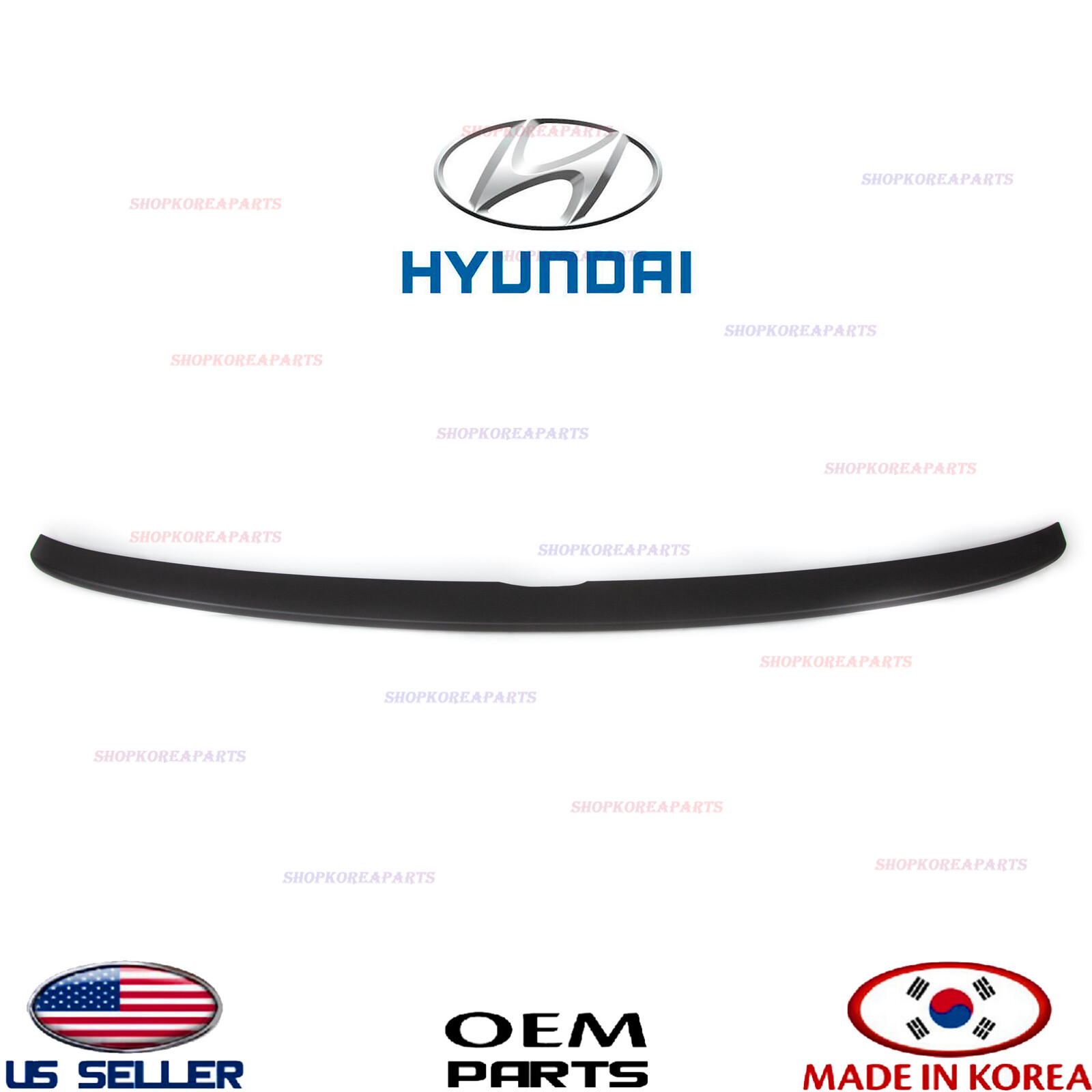 FRONT BUMPER LOWER SPOILER Chin Lip Splitter⭐GENUINE⭐20152017 SONATA