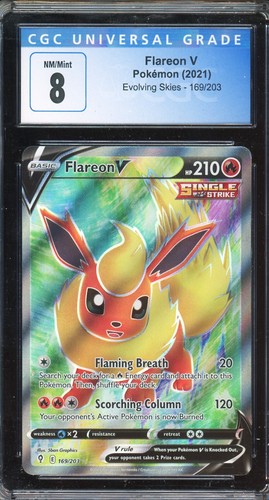 Flareon V graded CGC 8 for sale on eBay