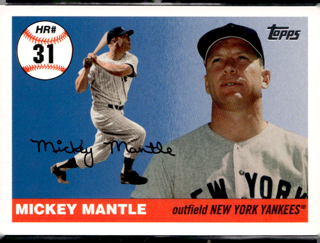 2006 Topps #MHR31 Mickey Mantle  Home Run History 