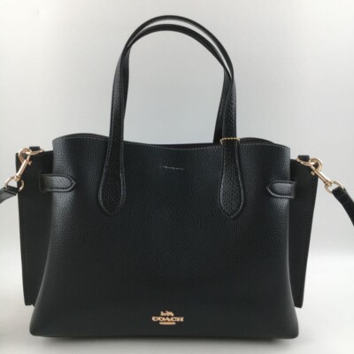 COACH Hanna Carryall Shoulder Bag Black CH187 Outlet New | eBay