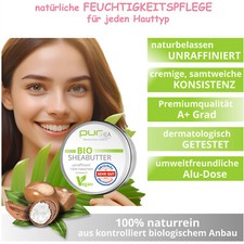 Naturra Bio Sheabutter Desodoriert | 250 G Im Glas – Teilraffiniert Für Naturkosmetik & Hautpflege